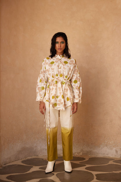 Pause Embroided Shirt Dress Set