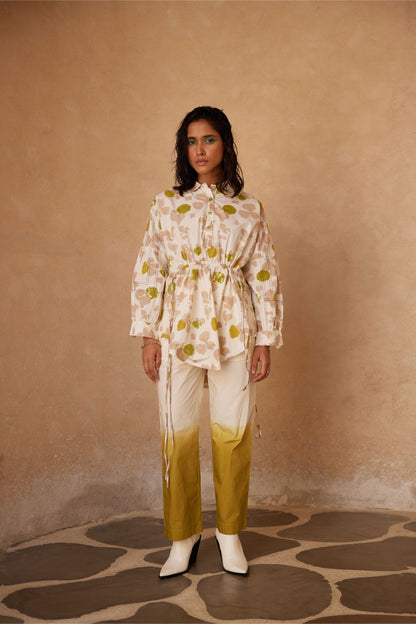 Pause Embroided Shirt Dress Set