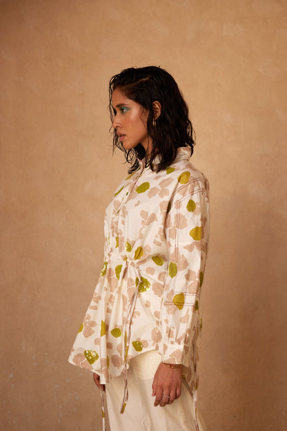 Pause Embroided Shirt Dress Set