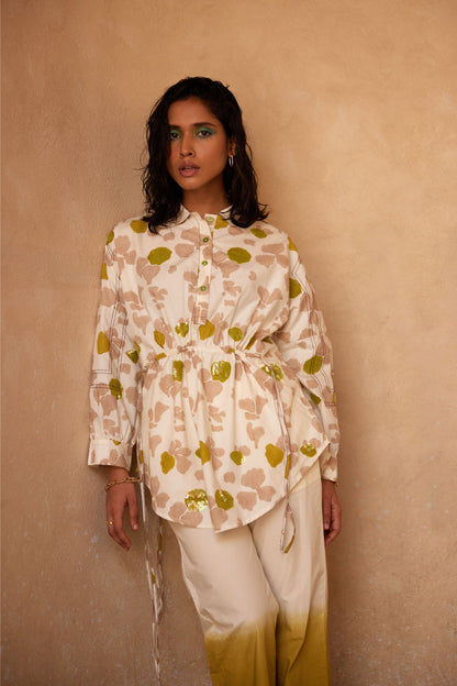Pause Embroided Shirt Dress Set