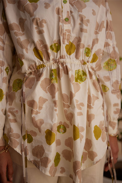 Pause Embroided Shirt Dress Set
